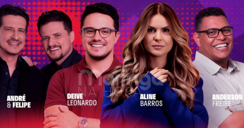 Desperta Maringá Arena 2026 leva Aline Barros, Anderson Freire e André e Felipe ao Parque de Exposições