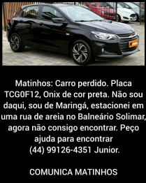 foto de Morador de Maringá vai ao litoral e acaba procurando o próprio carro