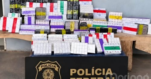 PF prende duas pessoas e apreende cerca de 2 mil ampolas de medicamentos na região
