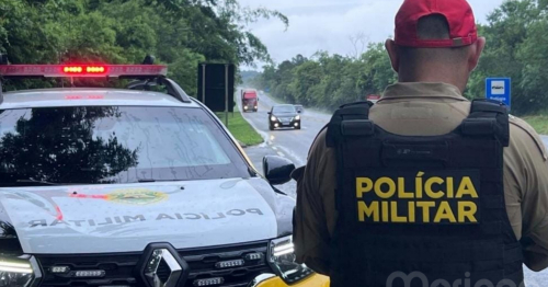 Criminosos armados atiram contra carro e assaltam seis pessoas na PR-317, no Paraná