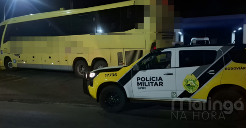 Piratas do asfalto roubam passageiros de ônibus interestadual na PR-317
