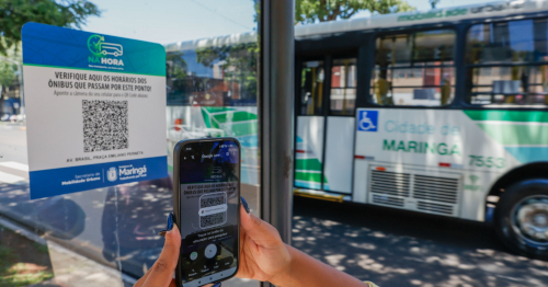 Passageiros do transporte coletivo podem consultar horários de ônibus por QR Code e WhatsApp